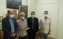 دیدار با خانواده شهید عبدالرضا کرم الدین به مناسبت آغاز هفته دفاع مقدس