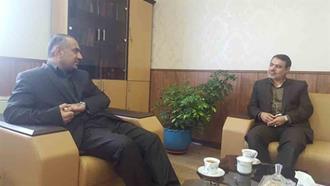 دیدار مدیر حج و زیارت استان با دادستان عمومی و انقلاب مرکز سمنان