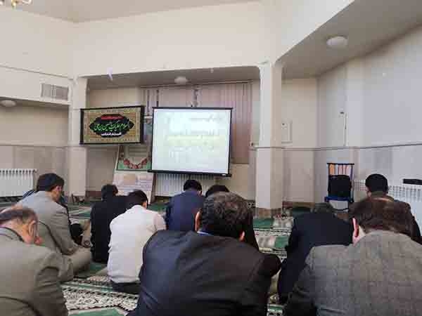 برگزاری مراسم زیارت عاشورا و روضه در محل  نمازخانه حج و زیارت استان سمنان
